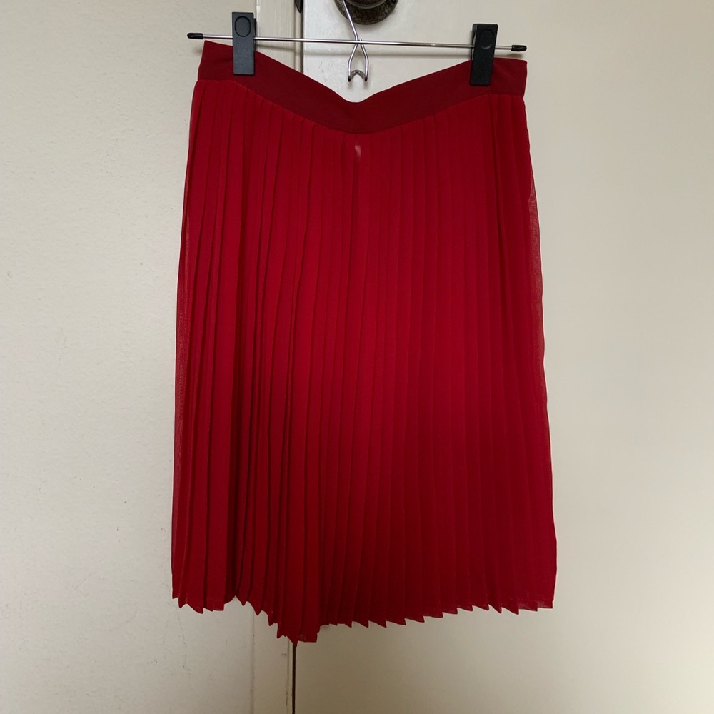 American Apparel red skirt